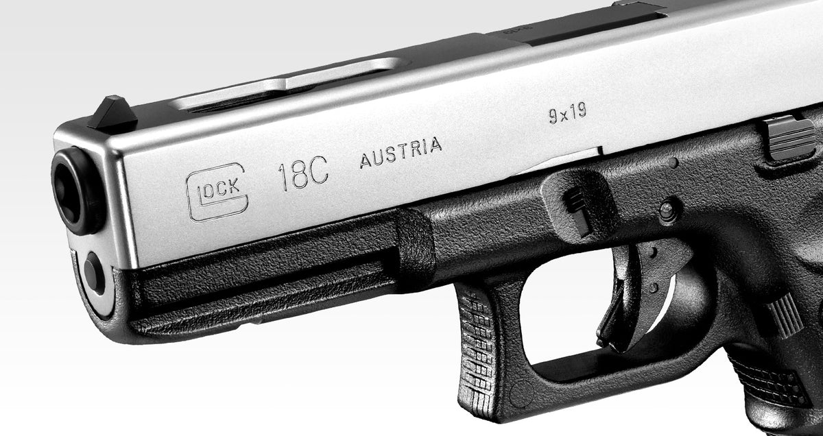コレクション放出！GLOCK 18C Glock 18C Silver Slide E – Marui Store
