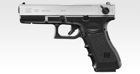 Glock 18C Silver Slide E